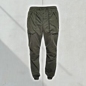 No Boundaries Men's Olive Joggers with 4 Pockets Size S/CH (28-30)